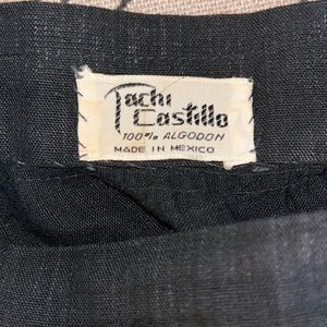 1950’s Tachi Castillo hand embroidered skirt